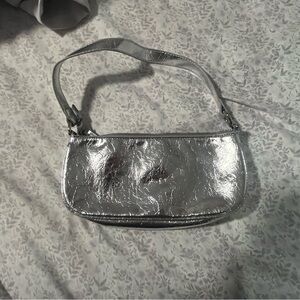 Silver Shoulder Bag UO